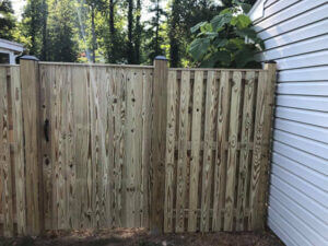 new fence construction by 7th State Builders
