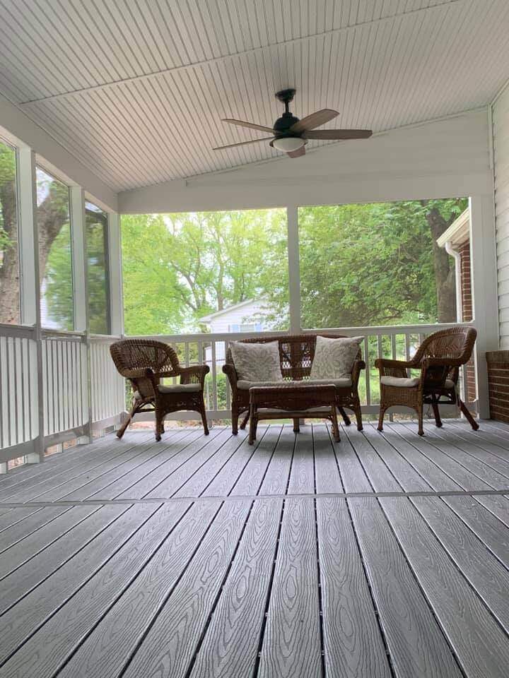 Interior Deck and Fan