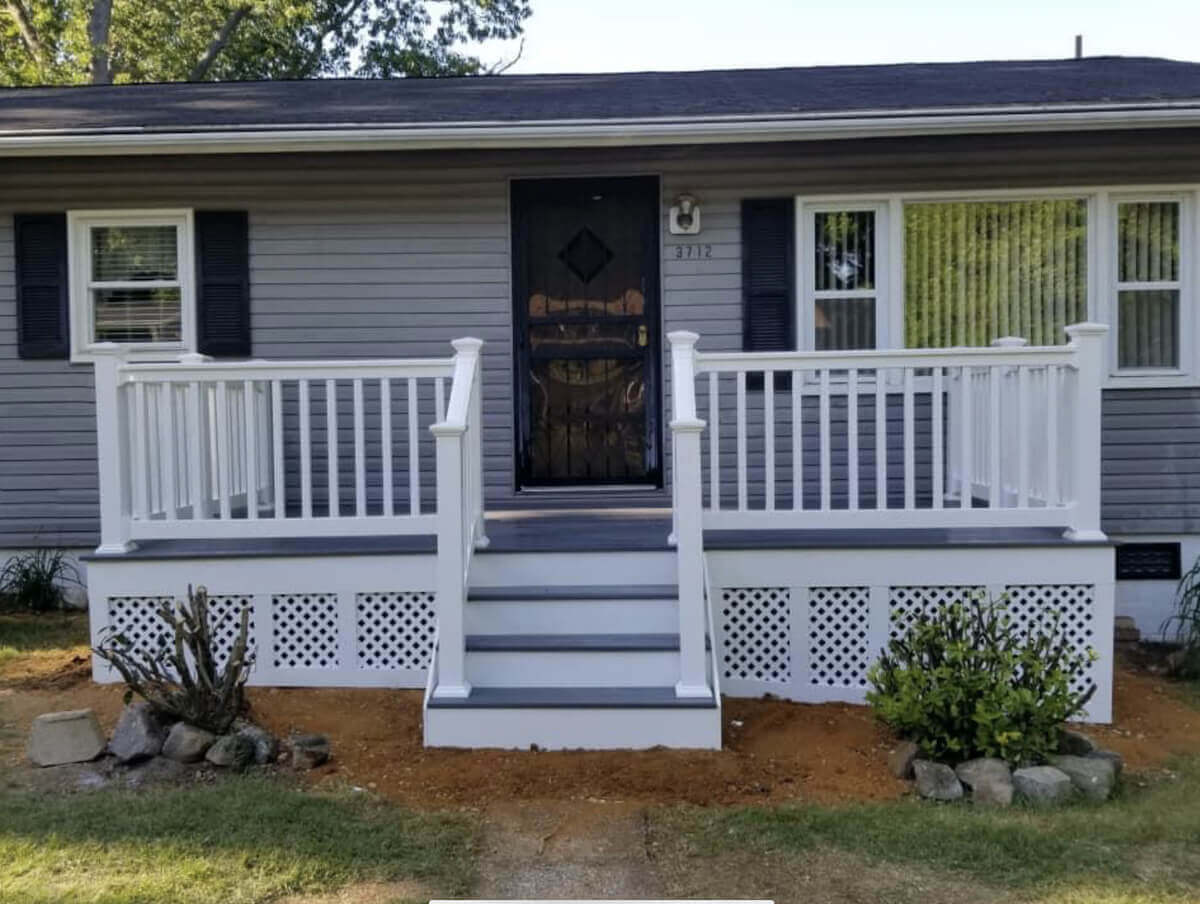 New Front Porch in North Beach, Maryland