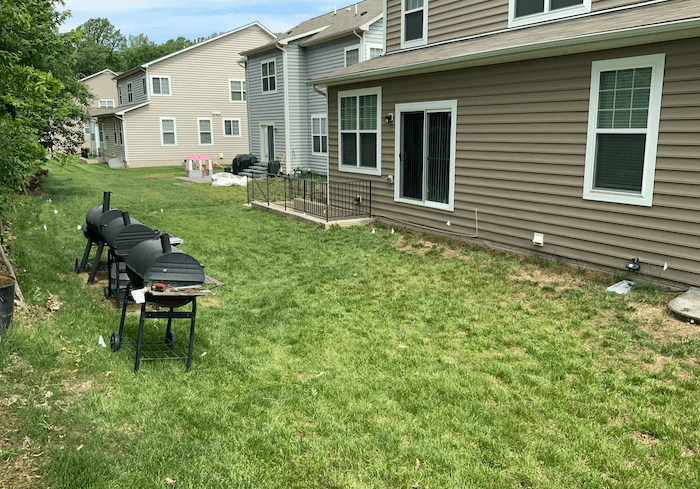 Backyard Before - Waldorf Project