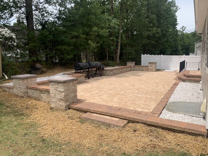 New Patio After - Waldorf Project