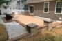 New Patio After Toward House- Waldorf Project