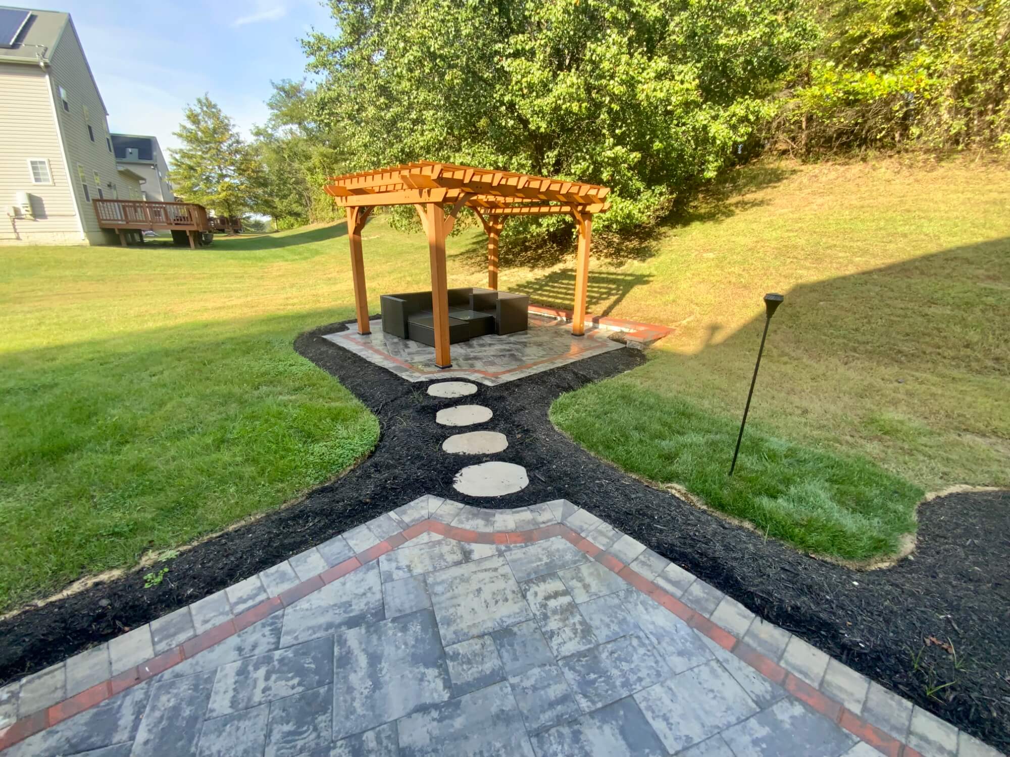 Southern Maryland Patio design by 7th State Builders