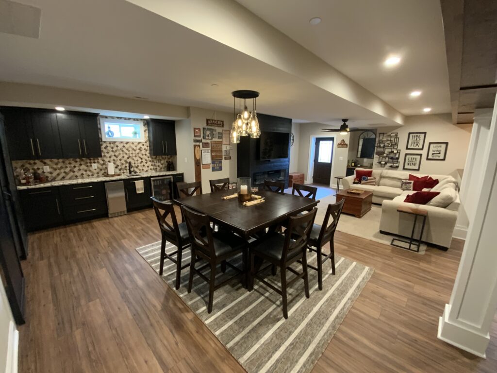 Complete Basement Remodel in Edgewater, Maryland