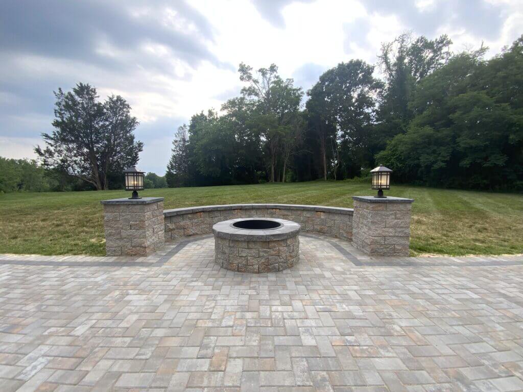 Firepit Maryland Outdoor Entertainment Patio Area