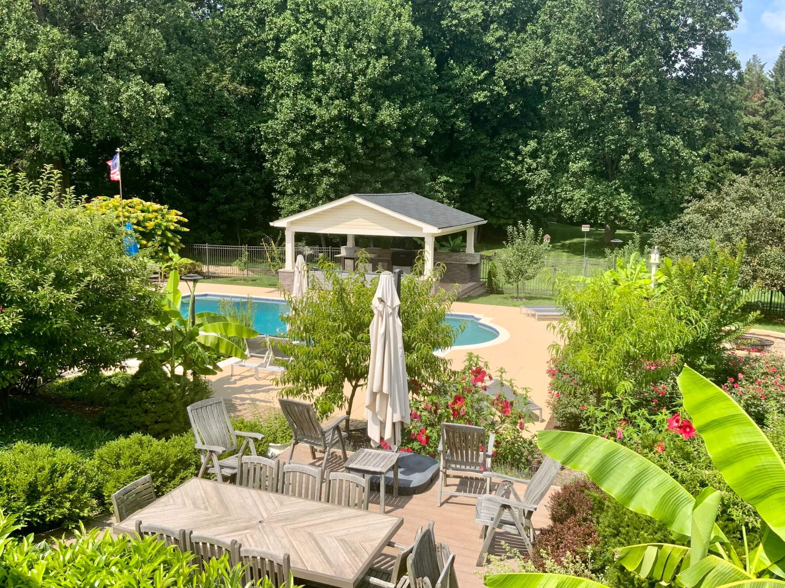 Beautiful Poolside Pavilion in Gambrills, Maryland With Kitchen